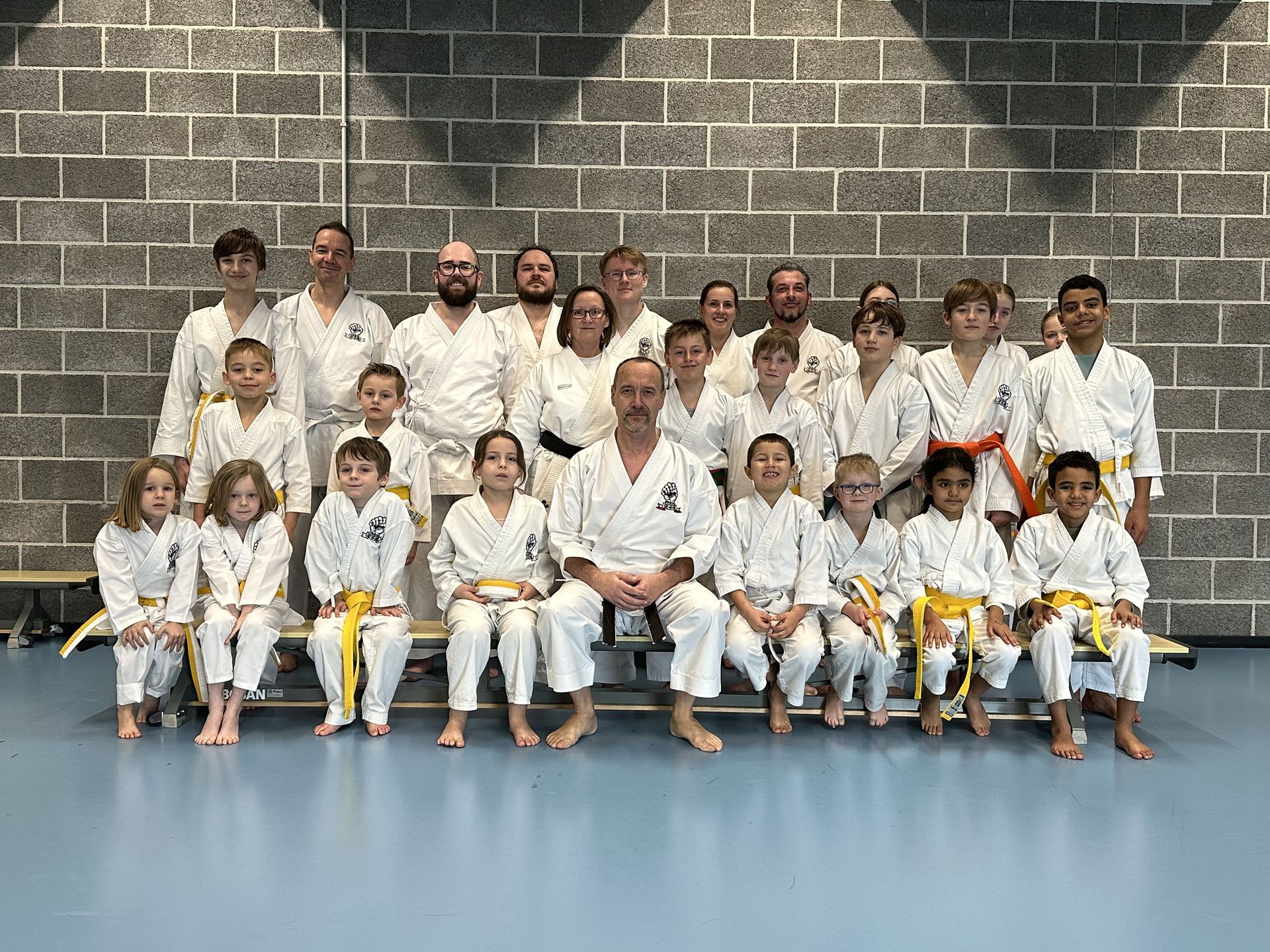 Groepsfoto Gojukai Karate Diksmuide